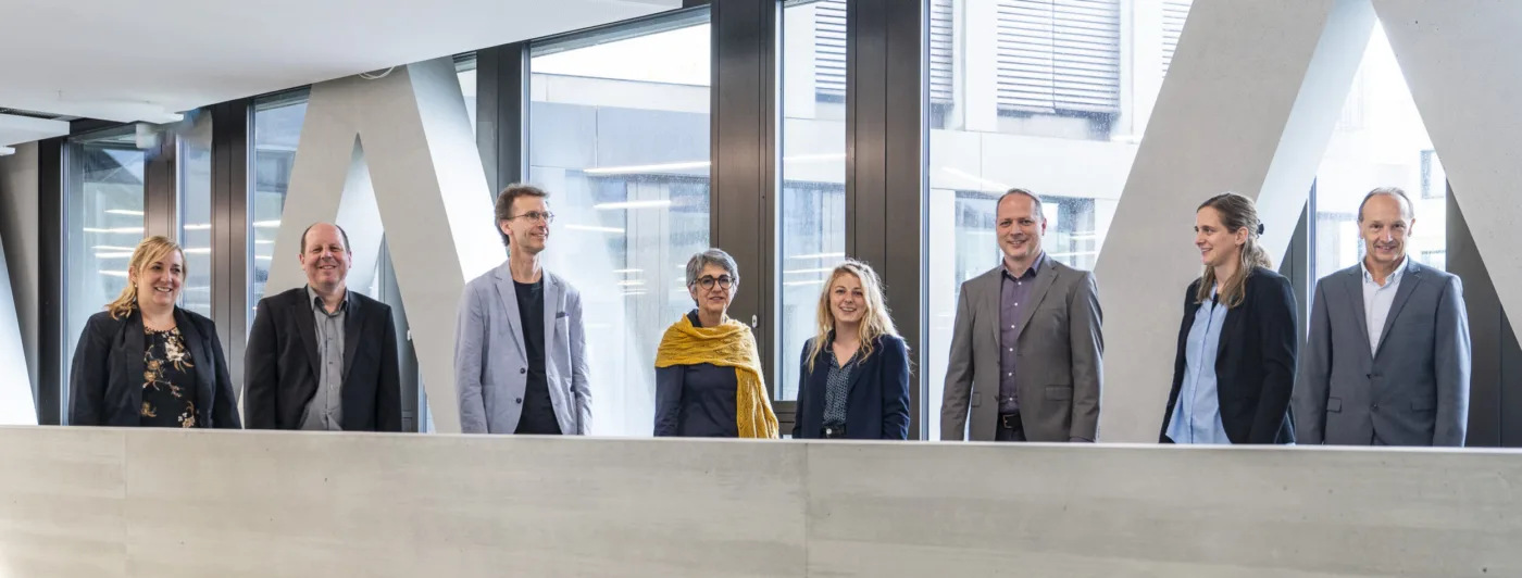 Gruppenfoto der Mitglieder der Geschäftsleitung von Bildung Aargau.